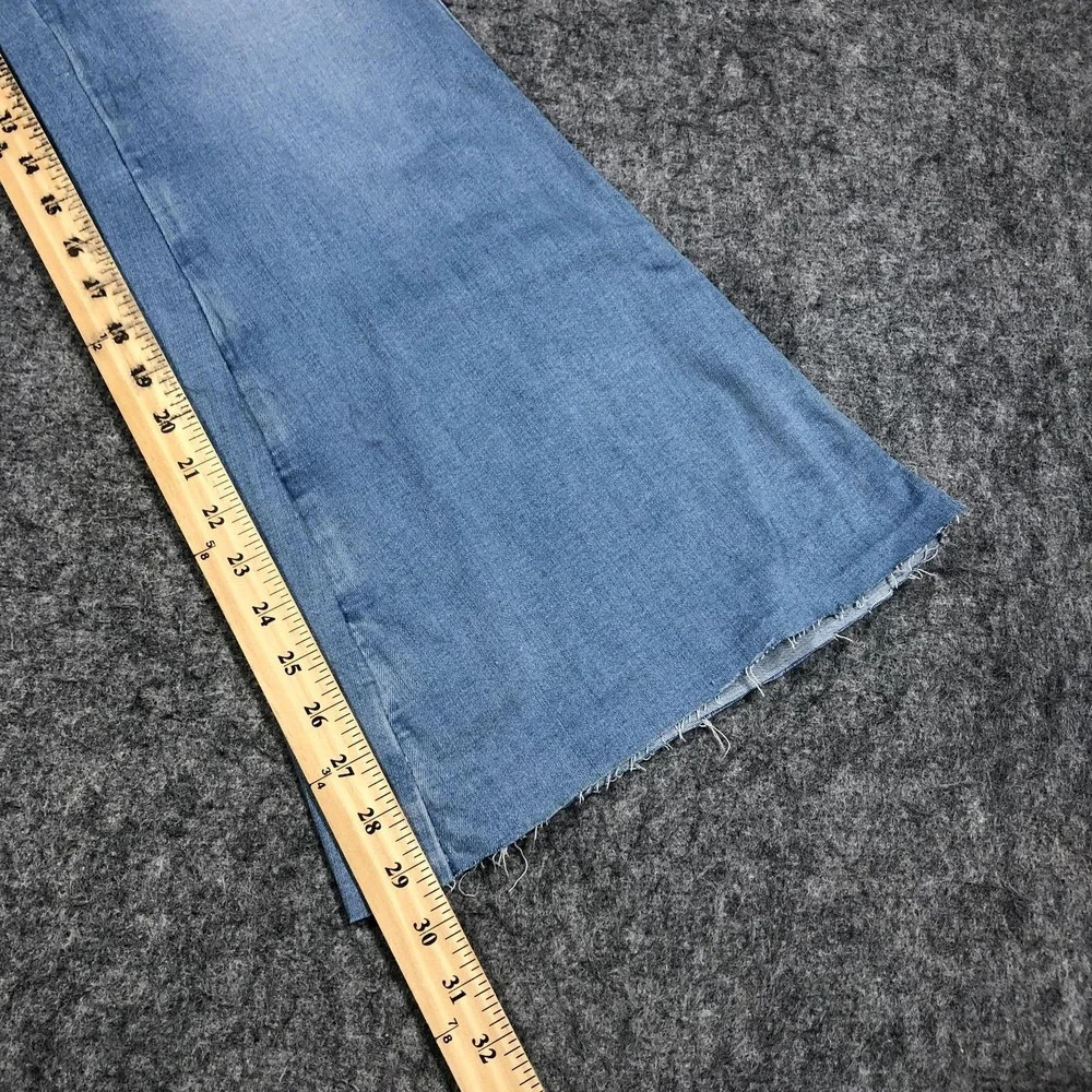 American Eagle Festival Flare Jeans Womens 12 Light Wash High Rise Stretch Denim